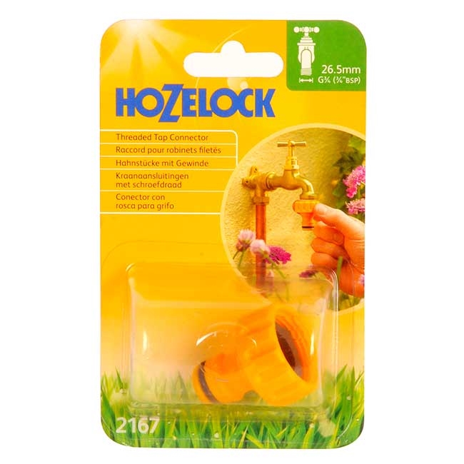 0011527 Ρακόρ 3/4’’ για βρύσες εξωτερικού χώρου Blister - HOZELOCK - Image 1